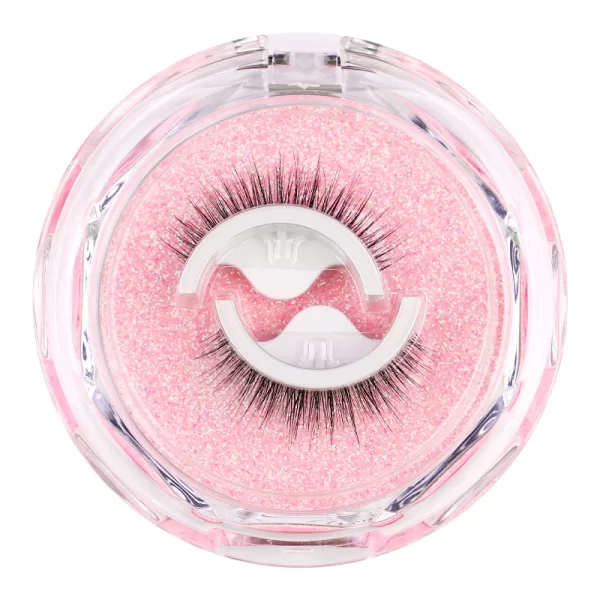 Glue free pair of false eyelashes can be re-used full eyelash tape. Naturally elongated 3 seconds Wear without glue and eyelashe - Image 8