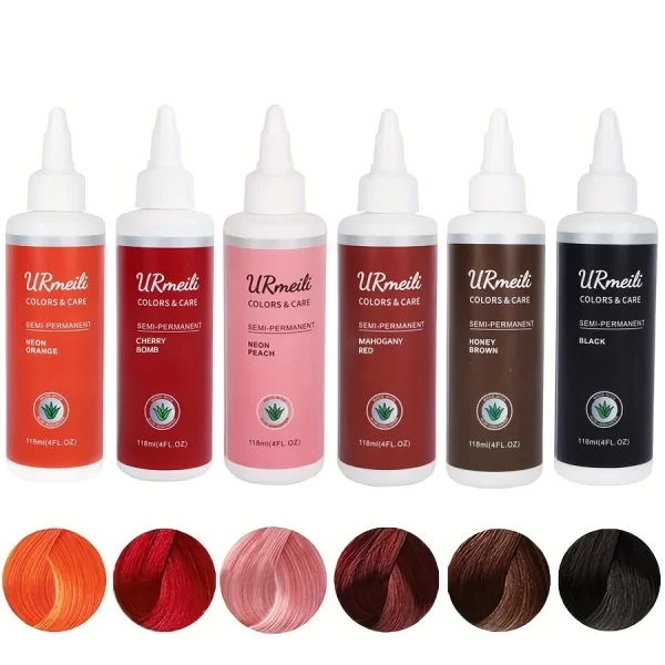 Natural Hair Color Cream Semi-permanent Hair Dye Product Halloween Long Lasting Barber Salon Household Herbal Hair Dey Cream - Image 2