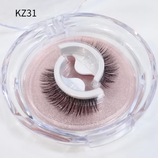 Self Adhesive Eyelashes Glue-Free Reusable 3d Wispy Thick Natural Lashes Makeup Fake Eyelashes - Image 7