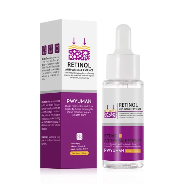 Retinol Aging Removes Wrinkles Serum Pore Shrinking Serum Whitening Moisturizing Serum Pigment Spots Remove Face Firming Oil - Image 7