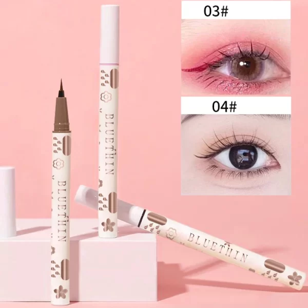 Eyeliner Lying Silkworm Pencil Undercover Draw Down To Non-Smudge Fine Natural Long-lasting Waterproof Eyes Liner Beauty Makeup - Image 3