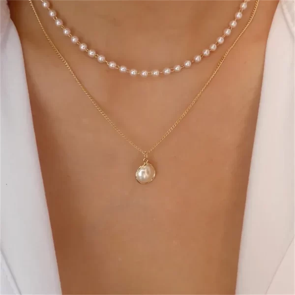 Vintage Fashion Punk Thick Chain Head Coin Lock Pendant Necklace For Women Female Multilevel Gold-plate Hip Hop Jewelry Gfit - Image 12