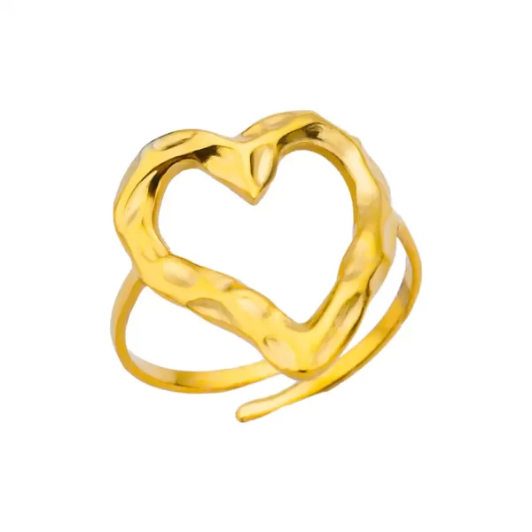 Stainless Steel Rings for Women Waterproof Open Gold Color Ring Wedding Couple Band Jewelry Gifts Free Shipping Items anillos - Image 10