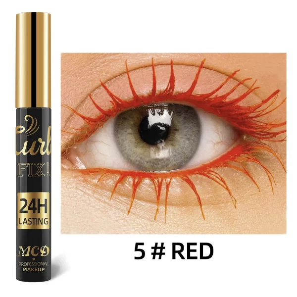 Vibrant Rainbow Color Mascara - 11 Waterproof Shades, Long-Lasting Curl Extension, Ink Formula for Dual-Eyeliner Effect - Quick - Image 11