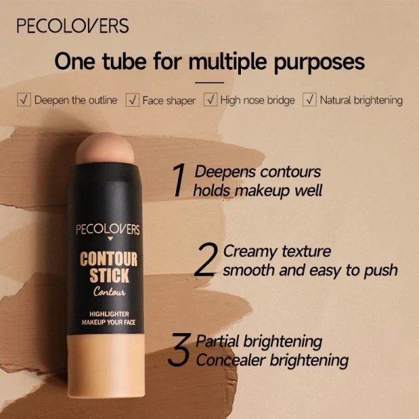 Concealer Foundation Full Cover Face Corrector Hide Blemish Dark Eye Circle Contour Stick Face Makeup Primer Pen Cosmetics - Image 3