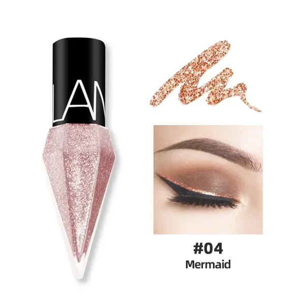 Diamond Shining Eyeliner Durable Waterproof and Sweat-proof 5-color Liquid Eye Shadow Maquillage Professional Makeup Tools - Image 12