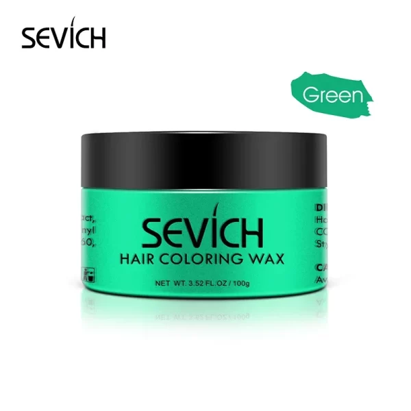 9 Color Hair Color Wax For Men and Women One-time Temporary Hair Color Cream Gel 100g Grandma Grey Color Hair Styling - Image 7