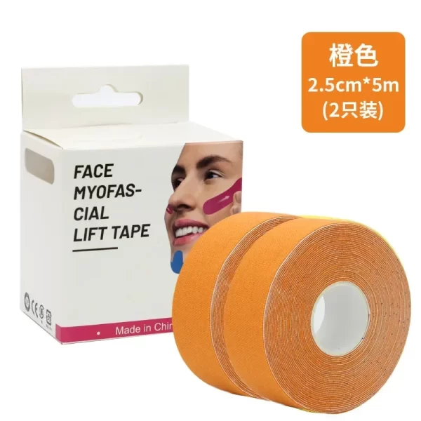 Kinesiology Tape for Face V Line Neck Eyes Lifting Tape Wrinkle Remover Sticker Facial Skin Care Tool Bandagem Elastica 2.5CM*5M - Image 16