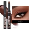 Smoky Dark Blue Eyeshadow Pencil Stick Waterproof Pearlescent 16 Colors Metallic Glitter Eye Shadow Highlighter Pen Makeup Tool - Image 14
