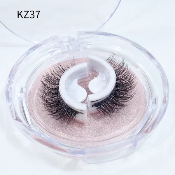 Self Adhesive Eyelashes Glue-Free Reusable 3d Wispy Thick Natural Lashes Makeup Fake Eyelashes - Image 9