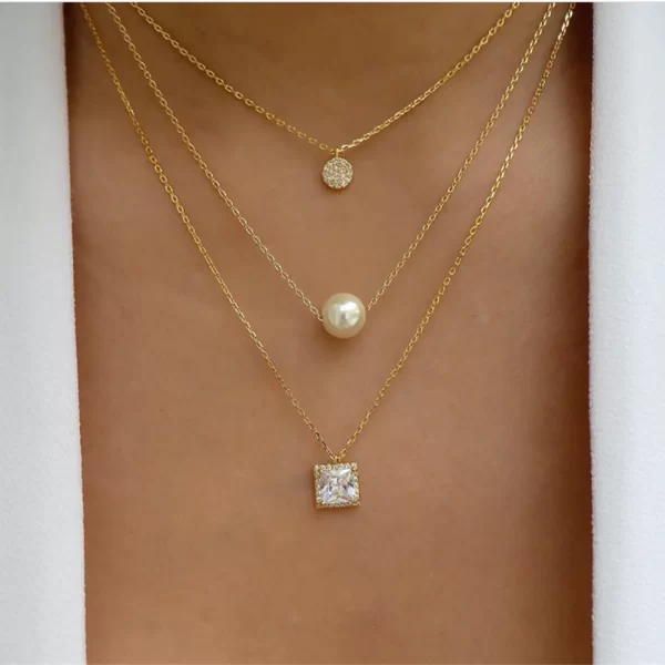 Vintage Fashion Punk Thick Chain Head Coin Lock Pendant Necklace For Women Female Multilevel Gold-plate Hip Hop Jewelry Gfit - Image 23