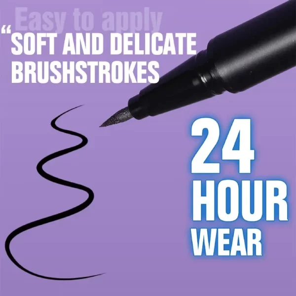 Diamond Shiny Eye Liner Eyeshadow Waterproof Quick-dry Silver Gold Metellic Pearlescent Liquid Eyeliner Silkworm Brighten Makeup - Image 4