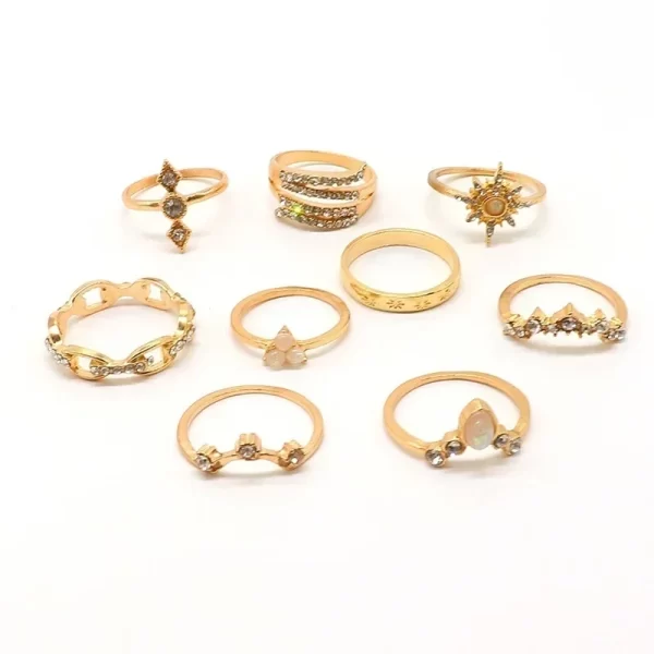 Delysia King 17pcs/set Fashion Ring - Image 6