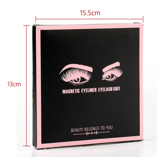 2/3/4 Pairs Magnetic Eyelashes Set Waterproof Liquid Eyeliner Tweezer Wispy False Eyelashes Dramatic 3D Mink Lashes Makeup Tools - Image 6