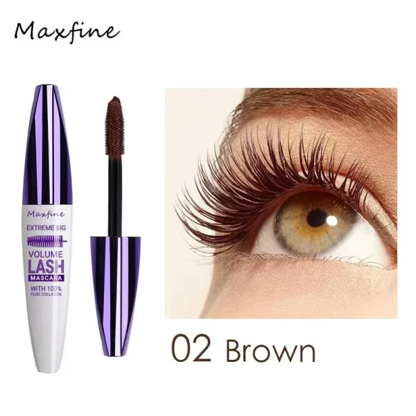 5d Three-dimensional Mascara Purple Blue White Multi-color Mascara Base Long-lasting Non-smudge Long-lasting Curling Shaping Mas - Image 8