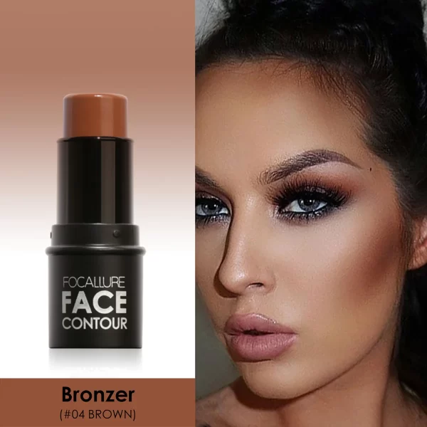 Wholesale FOCALLURE Bronzer Highlighter Stick Waterproof Body Face Contour Corrector Illuminator Cream For Women's Makeup - Image 15