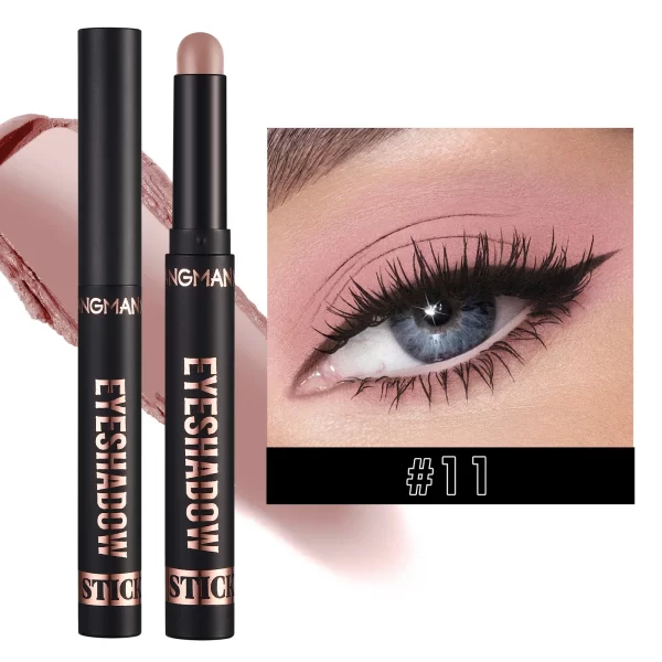 Smoky Dark Blue Eyeshadow Pencil Stick Waterproof Pearlescent 16 Colors Metallic Glitter Eye Shadow Highlighter Pen Makeup Tool - Image 21