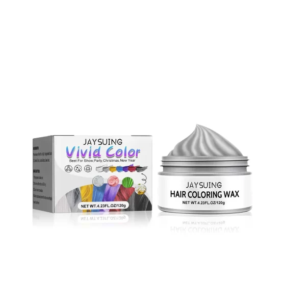 Fashion Hair Color Cream Temporary Dyeing Instant White Roots Coverage Unisex Smoky Gray Punk Style Light Silver Hair Dye Tint - Image 10