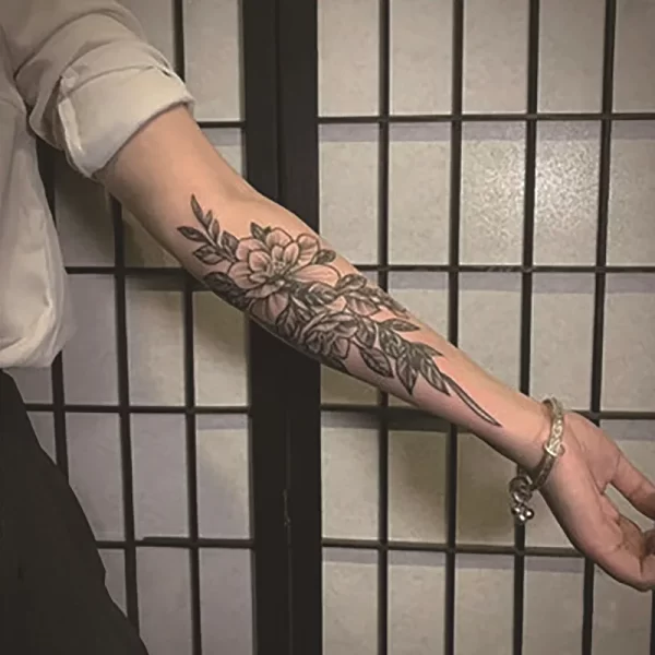 Semi Permanent Juice Ink Lasitng Temporary Tattoo Sticker Arm Sleeve Wings Text Eye Rose Waterproof Tattoos Fake Keep 7-15 Days - Image 9