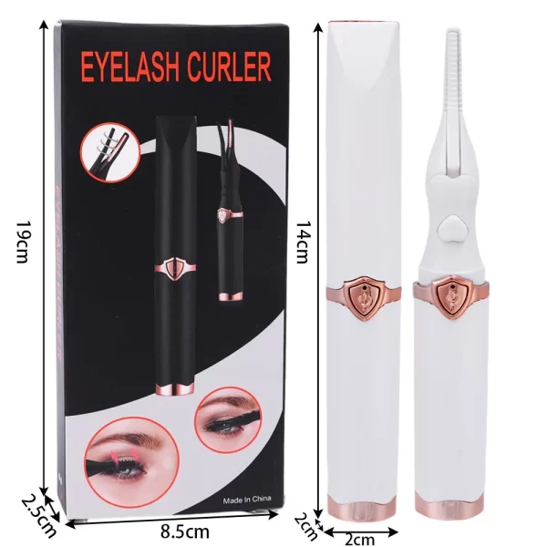 Electric Eyelash Curler USB Rechargeable Temperature Heated Eyelashes Long Lasting Naturally Curled Tools Intelligent Make Up - Image 5
