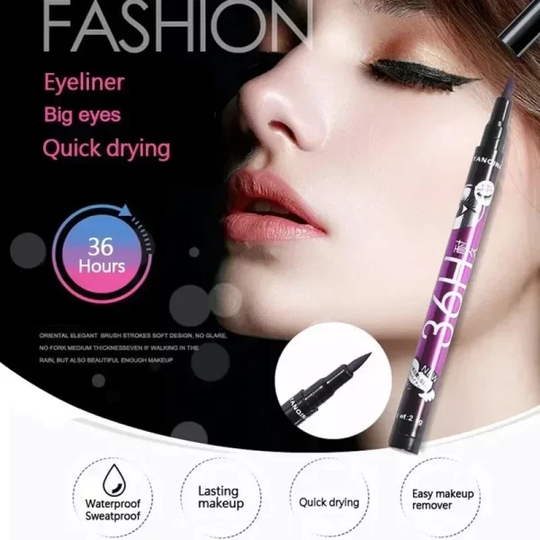 36h Long-lasting Eyeliner Waterproof Liquid Eyeliner Pen Quick-dry No Blooming Cosmetics Tool High Quality Professional Makeup - Image 2
