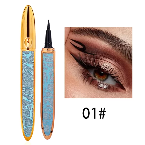 2 In 1 Self Adhesive Eyelashes Eyeliner Pencil Long Lasting No Glue Non Magnetic Quick Drying Eyelashes Sticking  Eye Liner Pen - Image 11