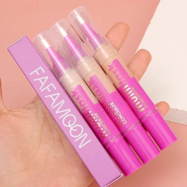 Waterproof Concealer Pen Full Coverage Cover Dark Circles Acne Pores Concealer Pen Matte Foundation Cream Facial Makeup Cosmetic - Image 5