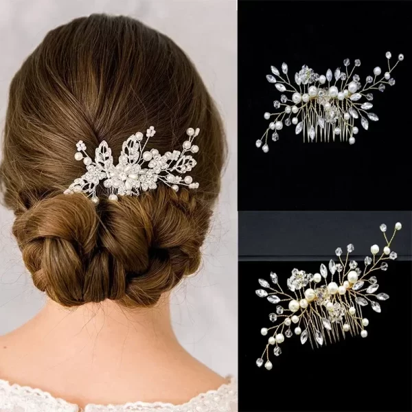 20pcs Elegant Pearl Crystal Hairpin Wedding Bridal U-shaped Metal Hair Comb Forks for Women Hairstyle Clips Jewelry Accessories - Image 5