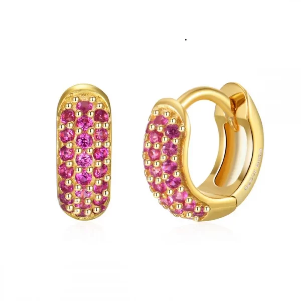 Korean Stainless Steel Round Circle Small Hoop Earrings Women Multicolor Zircon Minimal Punk Cartilage Earring Piercing Jewelry - Image 15