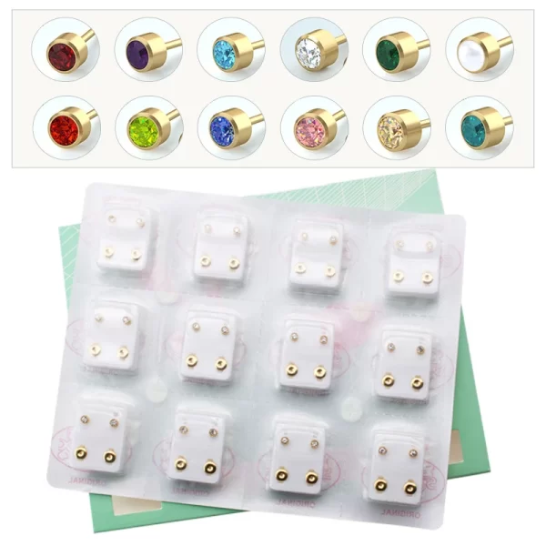 Professional Ear Piercing Gun Tools with Ear Stud Earring Sterile Nose Navel Helix Piercing Tool Set Body Jewelry Machine Kit - Image 8