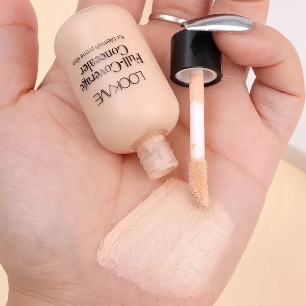 Not Easy Smudged Foundation Cream Multiple Colors Waterproof Covering Concealer Long Lasting Liquid Shadows Korean Cosmetics - Image 3