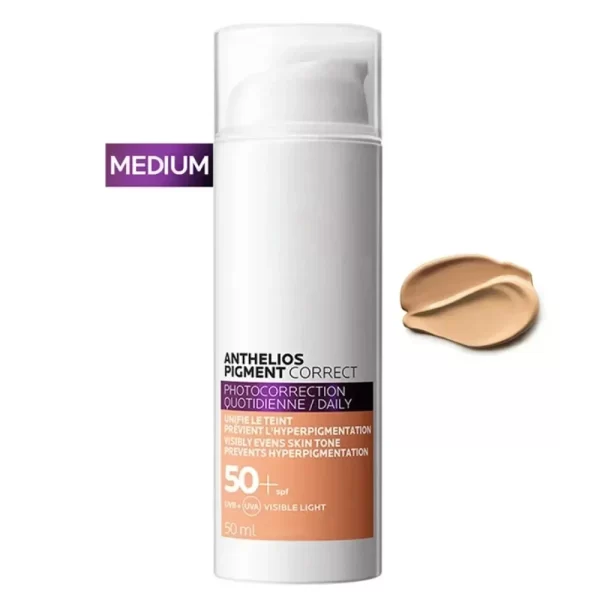 SPF50 Sunscreen Cream 50ml  Anthelios Pigment Correct / Anthelios Oil Correct / Anthelios Age Correct Original Sunscreen - Image 5