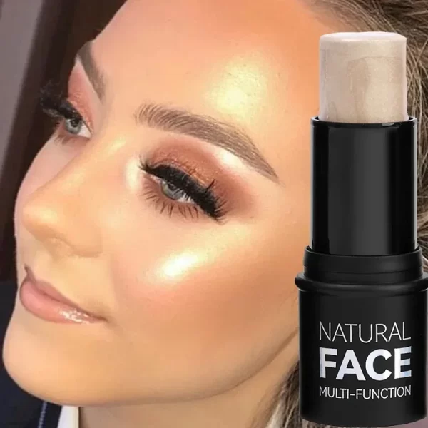 Waterproof Contouring Bronzer Highlighters Stick Glitter Silky Nose Shadow Blusher Corrector Illuminator Face Makeup Cosmetics - Image 2