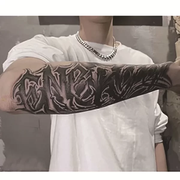 Semi Permanent Juice Ink Lasitng Temporary Tattoo Sticker Arm Sleeve Wings Text Eye Rose Waterproof Tattoos Fake Keep 7-15 Days - Image 44