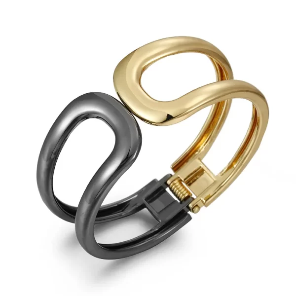 Vintage Hyperbole Metal Hollow Geometry Adjustable Open Bracelets Bangle For Women Men Hip-hop Punk Jewelry Party Accessories - Image 10