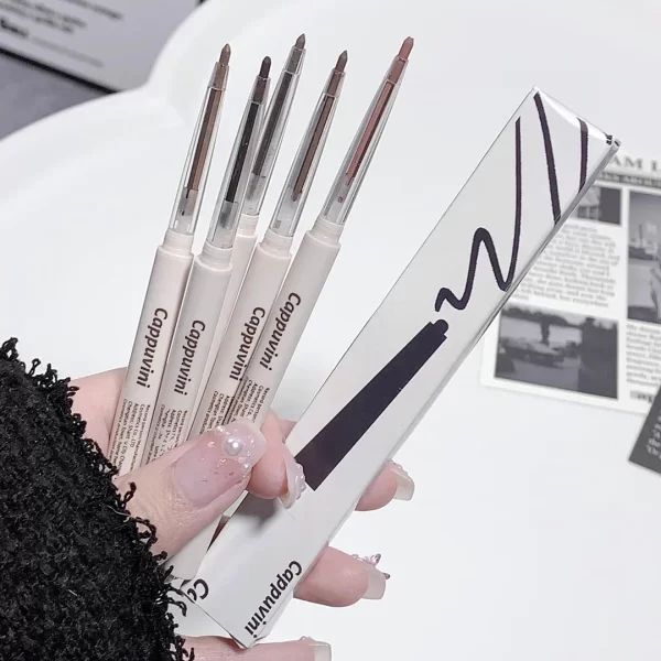 Matte Lying silkworm Eyeliner Gel Pen Waterproof Not Blooming Quick Drying Eye Liner Pencil Tea Brown Eye Shadow Pen Makeup - Image 5