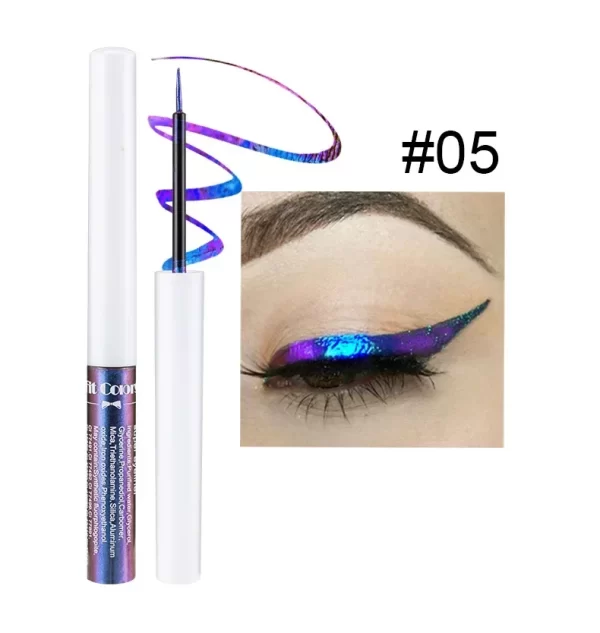 1PC Pearl Gloss Shiny Metallic Eyeshadow Liner Liquid Chameleons Eyeliner Multi Chrome Color Aurora Eye Makeup Glitter Pigment - Image 11