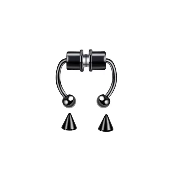 5pcs Stainless Steel Magnet Fake Nose Ring Hoop Fake Piercing Hoop Septum Rings For Women Fashion Gothic Rock Body Jewelry Gifts - Image 22