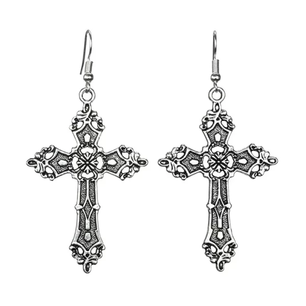 Y2K Punk Crystal Cross Pendant Necklace For Women Men Gothic Clavicle Chain Choker Necklaces Aesthetic Jewelry Bijoux Party Gift - Image 7