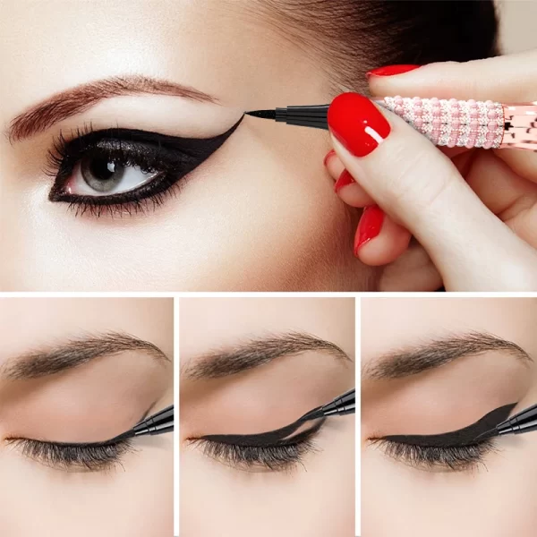 Liquid Eyeliner Pen Waterproof Black Long-Lasting Eye Liner Pencil Thick Quick-Dry Cosmetics Makeup Tool - Image 7