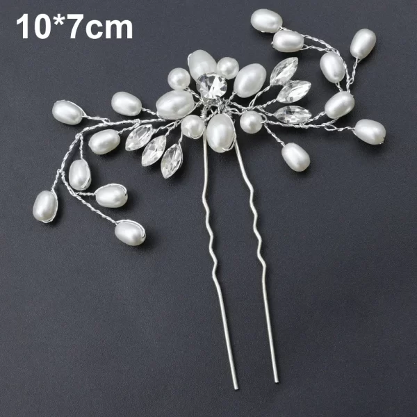 20pcs Elegant Pearl Crystal Hairpin Wedding Bridal U-shaped Metal Hair Comb Forks for Women Hairstyle Clips Jewelry Accessories - Image 26