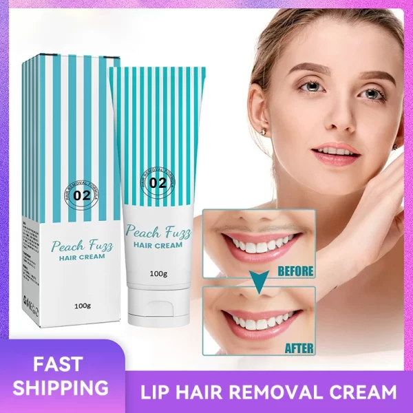 Hair Removal Ointment Product Facial Gentle Soothing Hair Removing Sensitive Depilatory Cream Skin Care Beauty Health 100ml - Image 3