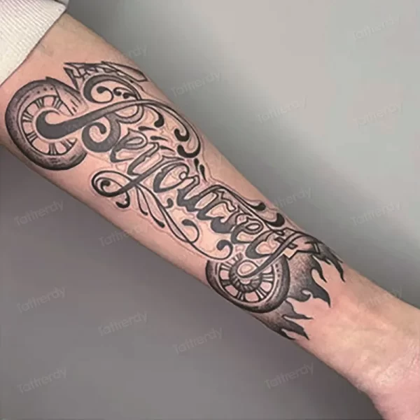 4 Sheets Fake Tattoo Sleeve Arm Body Art Long Lasting 15 Days Herbal Juice Ink Temporary Tattoo Sticker Text Wings Totem Men - Image 6