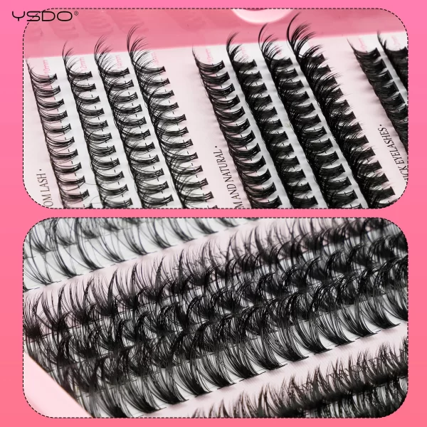 DIY Lash Extension Kit Lash Individual Lashes Clusters8-16mm With Waterproof Lash Bond And Seal Eyelash Tweezers Lash Kit - Image 4