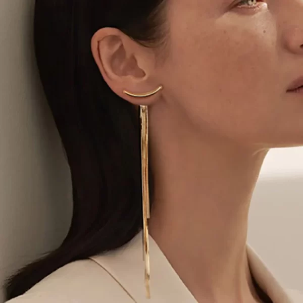 2023 Luxury Women's Earrings Rhinestone Fringe Hanging Zircon Earrings New Shiny Wedding Statement Party Jewelry Gifts - Image 17