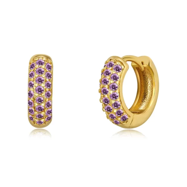 Korean Stainless Steel Round Circle Small Hoop Earrings Women Multicolor Zircon Minimal Punk Cartilage Earring Piercing Jewelry - Image 13