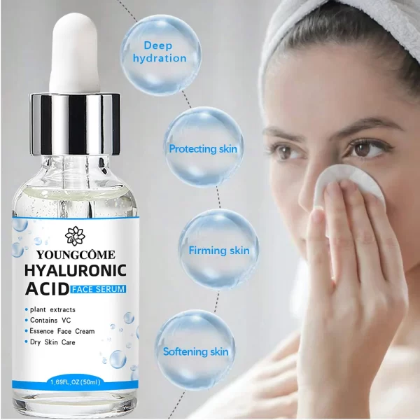 Hyaluronic Acid Facial Essence Deep Moisturizing Facial Skin Essence Korean Skin Care Products - Image 4