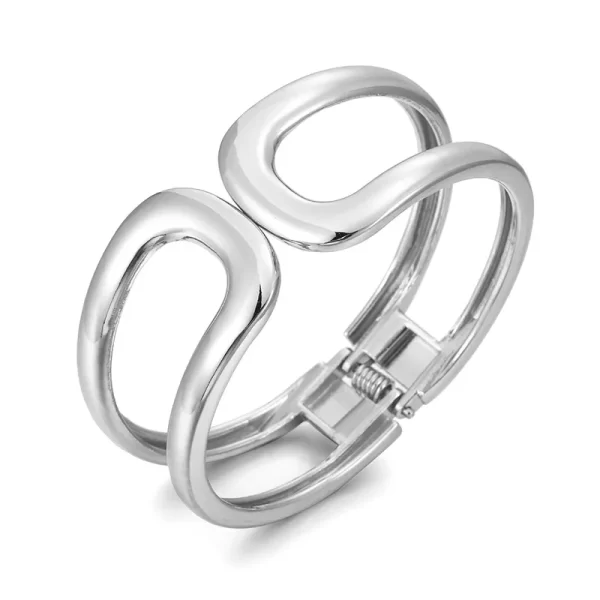 Vintage Hyperbole Metal Hollow Geometry Adjustable Open Bracelets Bangle For Women Men Hip-hop Punk Jewelry Party Accessories - Image 9