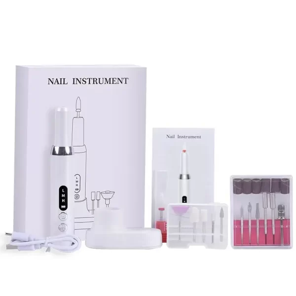 Electric Nail Polisher Drill Bits Professional Nails Grinding Polishing Dead Skin Removal Art Sanding File Pen Manicure Machine - Image 7