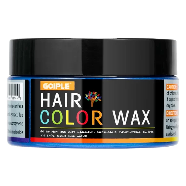 GOIPLE Unisex 120g Hair Color Wax Pomade Temporary Long Lasting Hold Hair Dye Cream Mud Disposable Molding Coloring Styling Gel - Image 17
